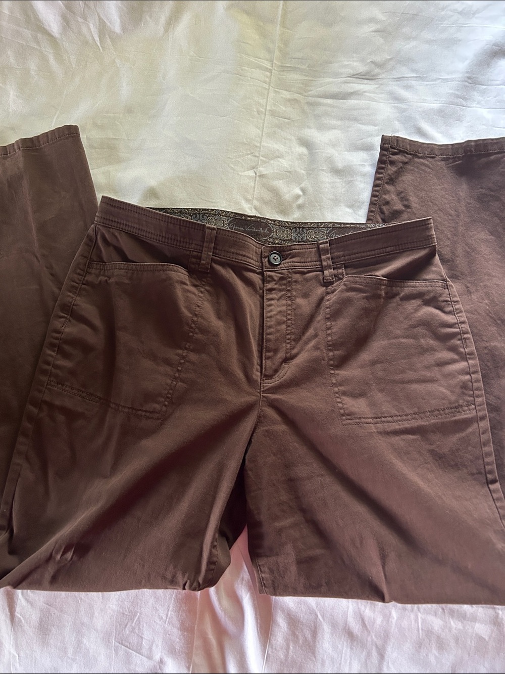 Gloria Vanderbilt Women's Brown Chinos
